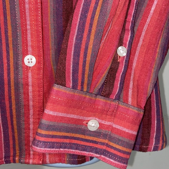 Chaps Striped Shirt - Size XL - Picture 3 of 5